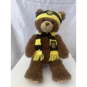 Harry Potter x Build a Bear Hufflepuff Teddy BAB W/ Scarf and Hat